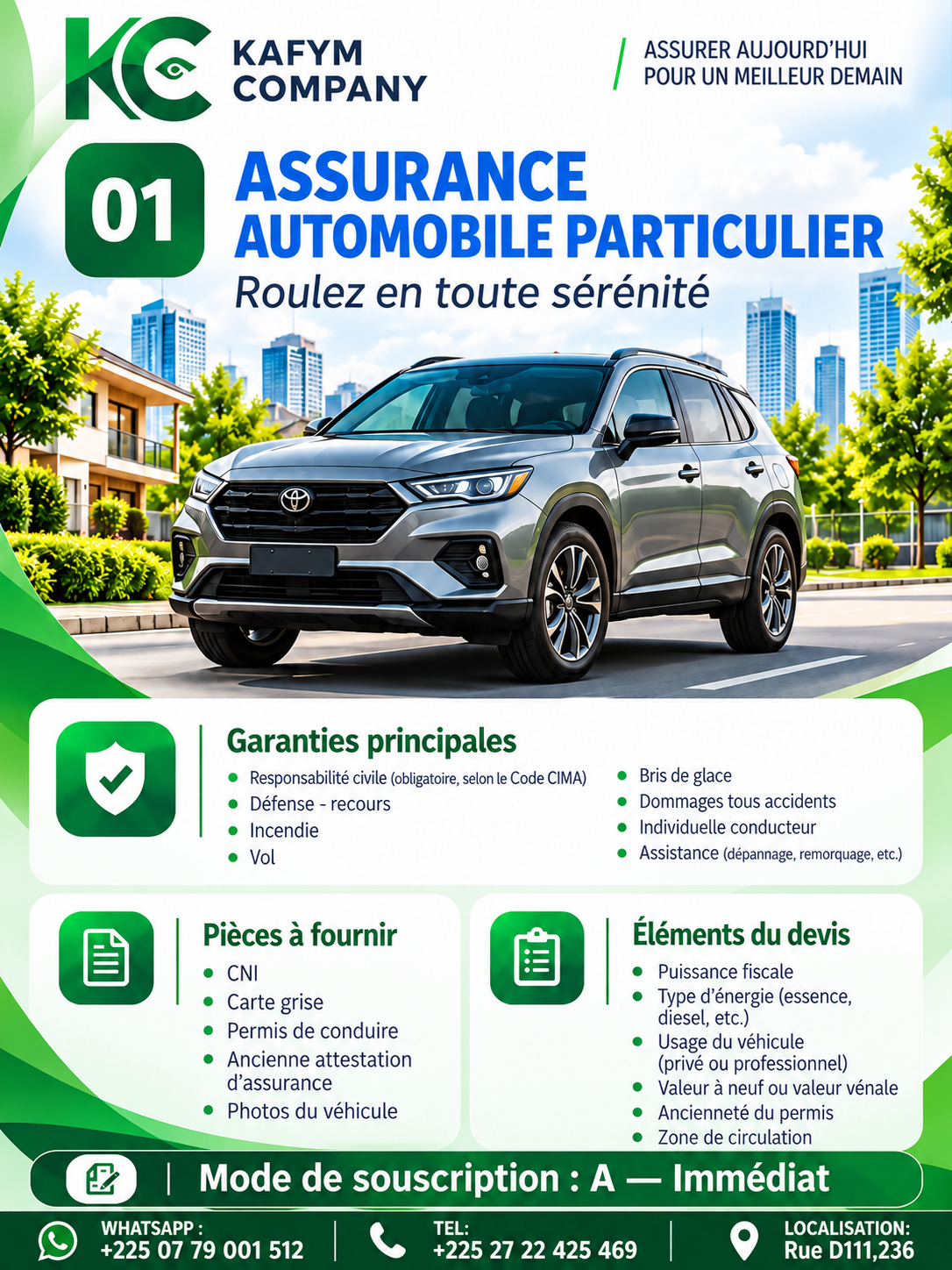 Assurance automobile particulier