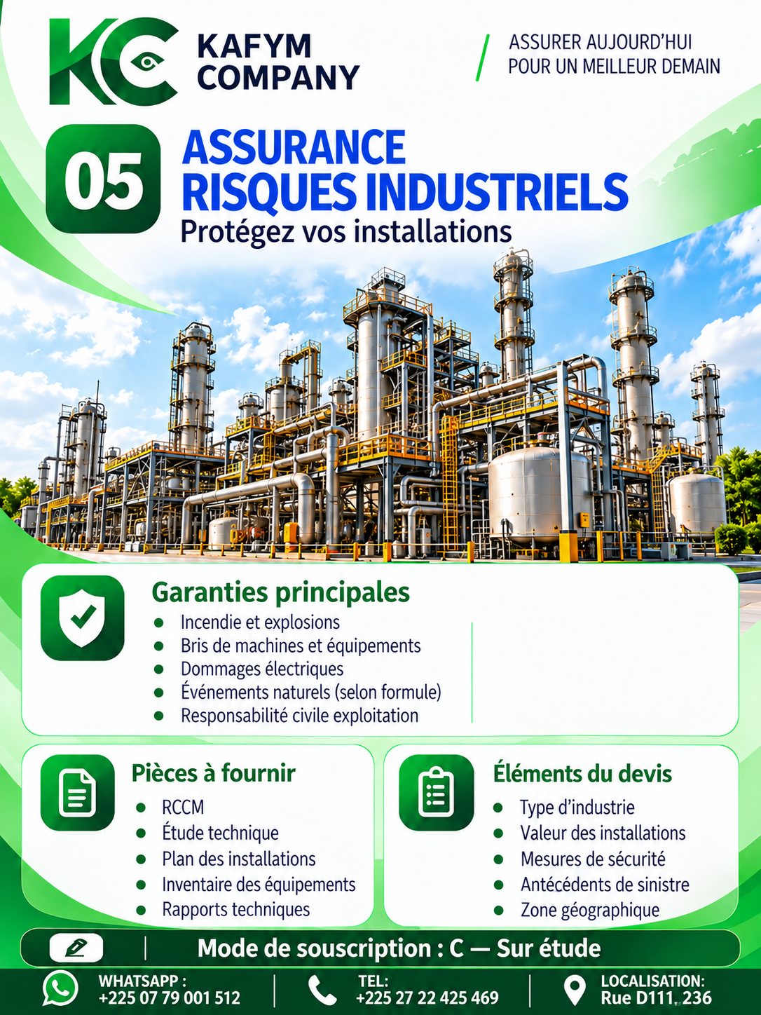 Assurance risques industriels