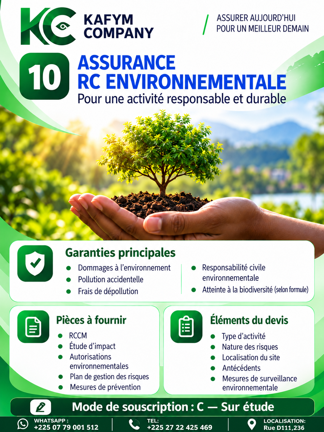 Assurance responsabilité civile environnementale