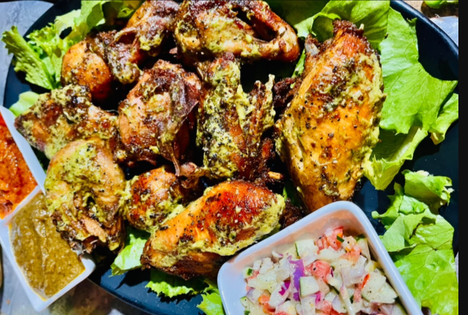 Poulet braisé